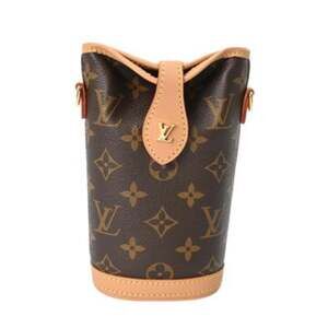LOUIS VUITTON Authentic Brown Monogram Canvas Pouch